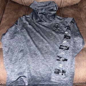 Jordan Dri-FIT Heathered Gray Hoodie